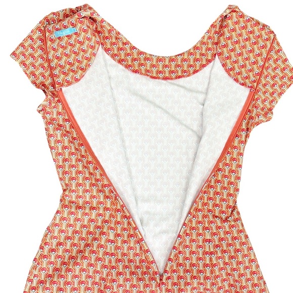 J. McLaughlin Havanna Catalina Cloth Geometric Print Dress Size S - Picture 11 of 11